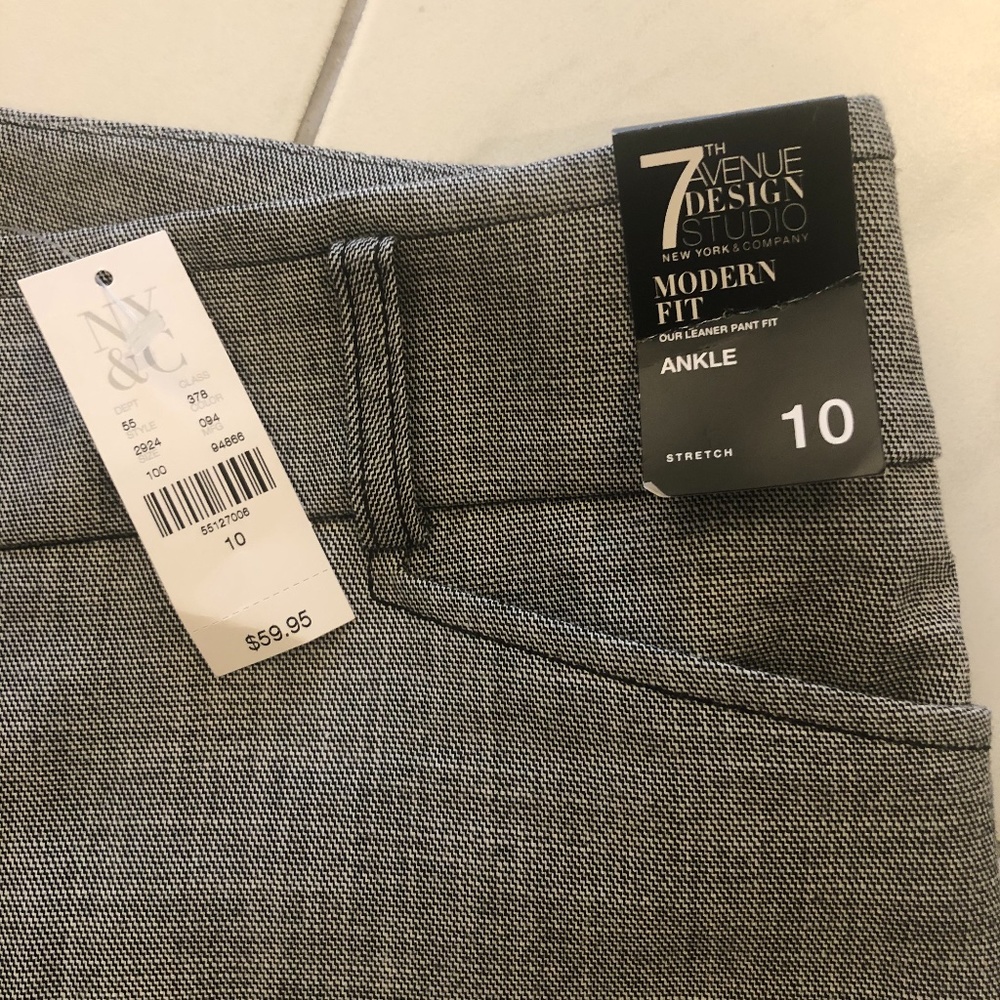 NY & Company Modern Fit Ankle pants size 10 NWT